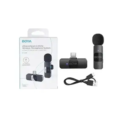 Boya BY-V20 Ultracompact Wireless Microphone For type C